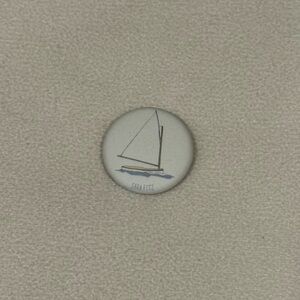 Sailboat Design Button